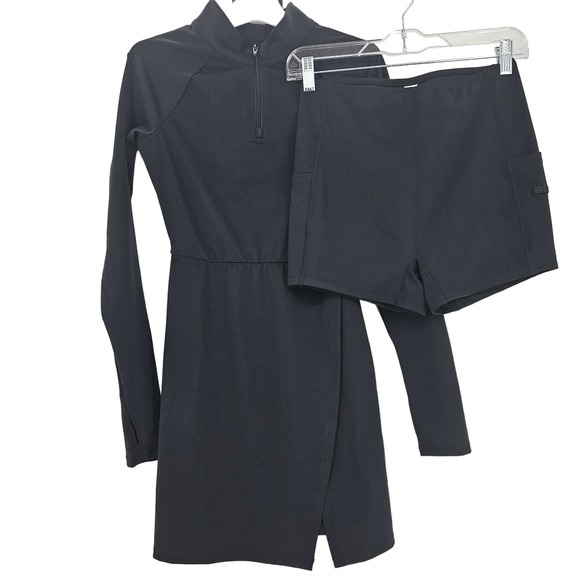 HALARA Dresses & Skirts - Halara womans size S half zip thump hole golf tee pocket 2-piece golf dress NEW